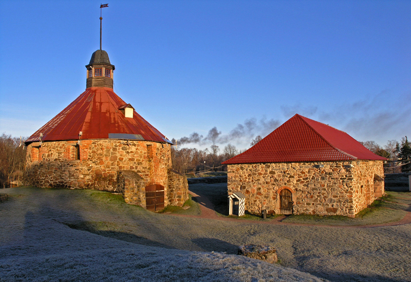 Каменная крепость Корела в городе Приозерске