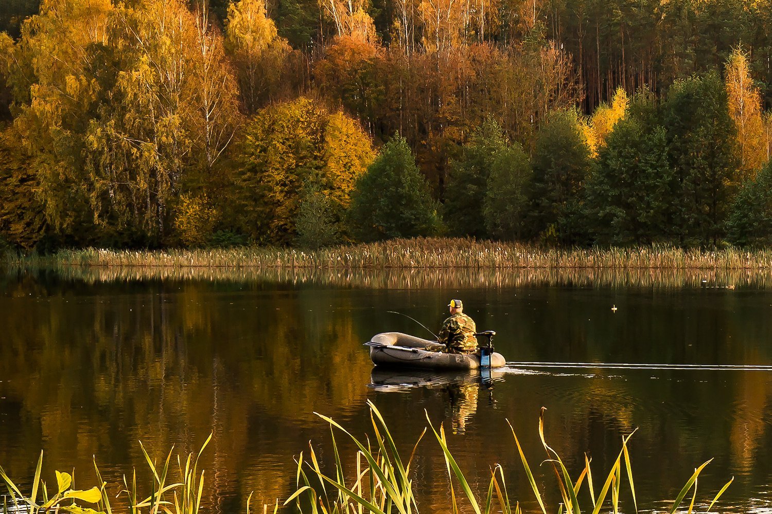 Осенняя рыбалка в Карелии